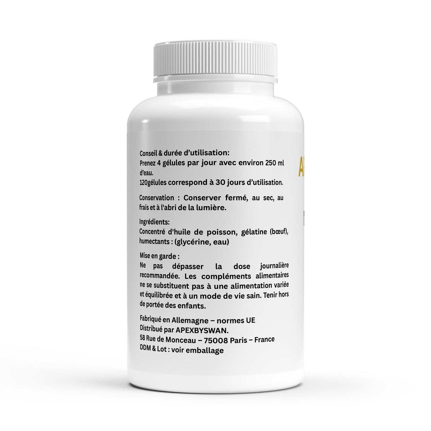 Neuro Omega - 120 gélules / 30 doses