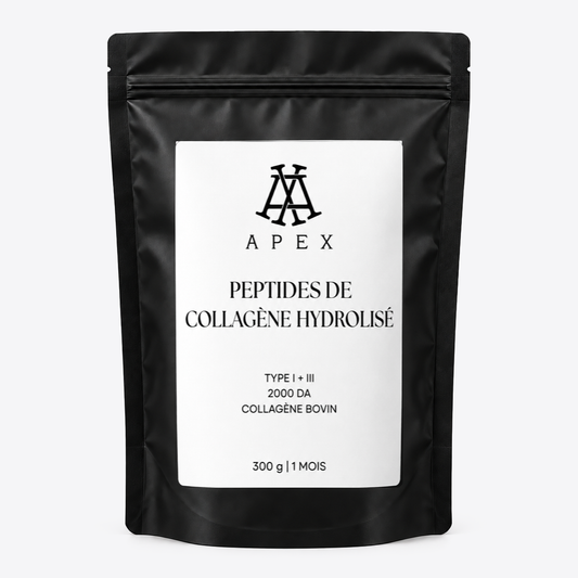 Pot de peptides de collagène bovin hydrolysé Types I & III 2000 Da – Apex by Swan