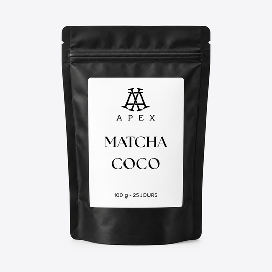 Sachet de poudre de matcha coco 100 g – Apex by Swan